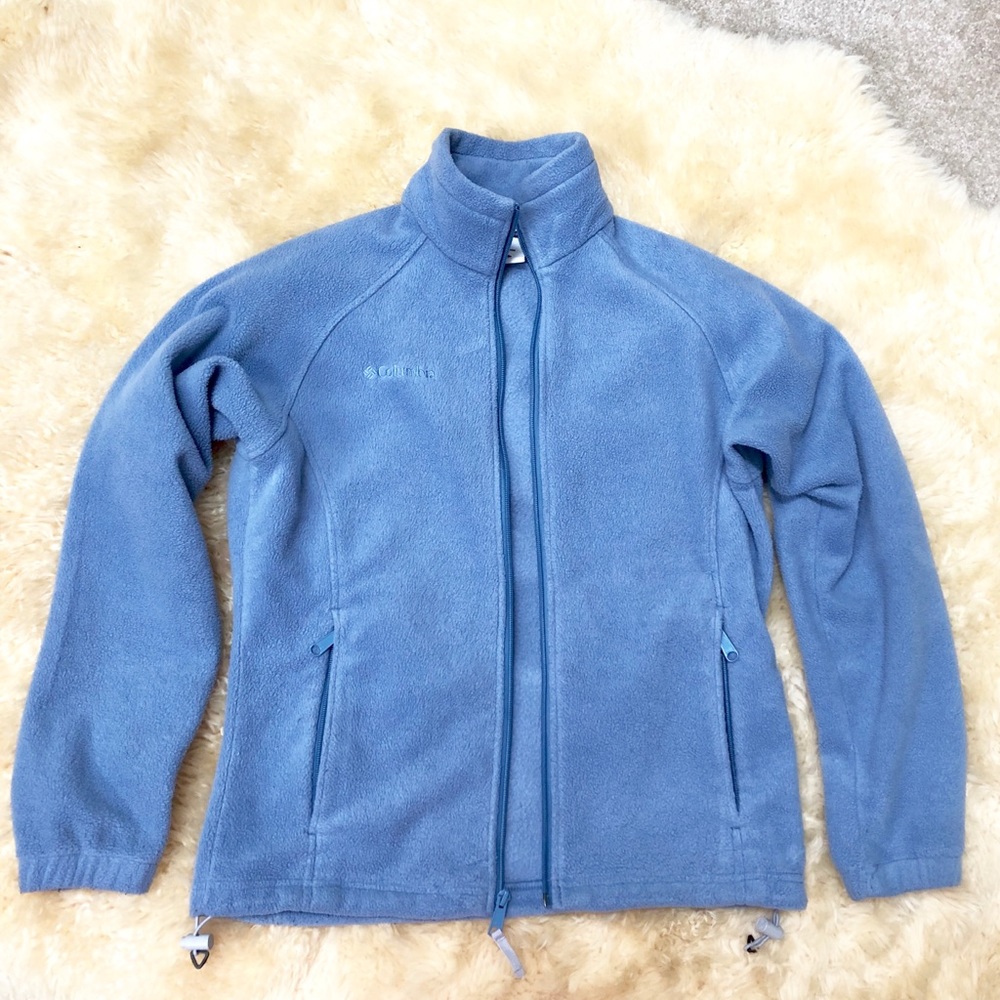 Columbia fleece warm winter coat jacket zip hoodie women's size small